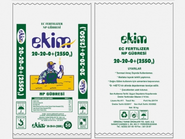 Ekim Np Gübresi - Gaziantep Flexo Baskı Klişeleri