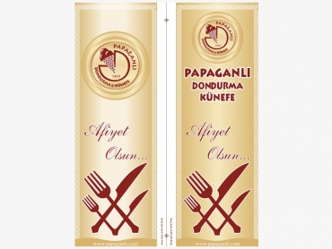 Papağanlı Dondurma & Künefe - Gaziantep Flexo Baskı Klişeleri